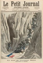 Löjtnant Bujons död: Upptäckten av hans kropp, från "Le Petit Journal", 12 september 1891