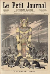 Guldkalven, ur "Le Petit Journal", 31 december 1892