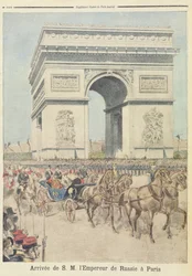 Tsar Nicholas II (1894-1917) i Paris, från 