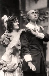 Louie Pounds och Powis Pinder i Lady Tatters, 1907.