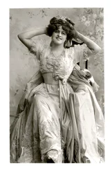 Marie Studholme 1875-1930, engelsk skådespelerska, 1900-tal.