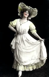 Marie Studholme 1875-1930, engelsk skådespelerska, tidigt 1900-tal.
