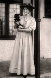 Zena Dare 1887-1975, engelsk skådespelerska, tidigt 1900-tal.