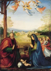 Nativity (mafuta kwenye paneli)swed