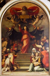 Vår Fru av Barmhärtighet, av Bartolomeo della Porta, känd som Fra Bartolomeo (1472-1517), målning.