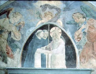Kristus med pilgrimer (fresk)