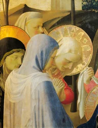Avsättning från den heliga treenighetens kors eller altartavla, cirka 1432, av Giovanni da Fiesole känd som Fra Angelico (1400-cirka 1455), tempera på trä