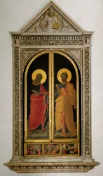Liniers altartavla: St. Peter och St. Mark (målning på trä