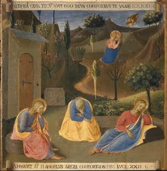 Kval i Getsemane trädgård. Kristi liv, Armadio degli Argenti. (Tempera på trä