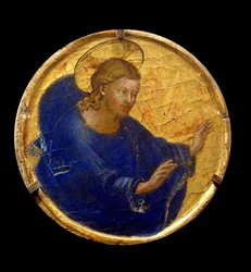 Välsignelsen Kristus. Målning av Fra Giovanni (Guido di Pietro) dit Fra Angelico (1387-1455)