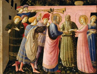 Bebådelsen (altartavla), målning av Fra Angelico, c.1440