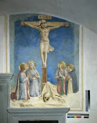 Korsfästelse med Jungfru Maria och Saint Cosme