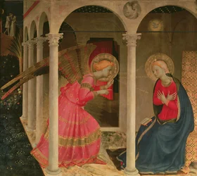 Bebådelsen (tempera på panelen) (se även 43914)