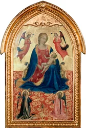 Jungfru och barn med änglar, c1425