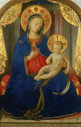 Madonna av ödmjukheten Madonna av ödmjukheten, ca 1435-1440.
