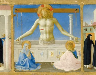 Uppståndelsen, predella till altartavlan Jungfruns kröning, ca 1430