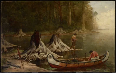 Reliker från Urskogen, Kanada, 1885