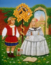 I Had a Little Nut Tree, 1995 (oljor och tempera på panel)