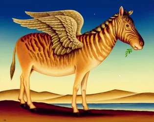 Quagga, 2000 (olja och tempera på panel)