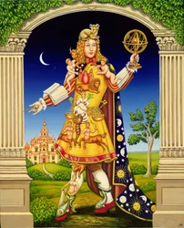 The Astrologers Garden, 2000 (olja och tempera på panel)