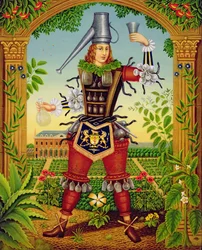The Chelsea Physic Garden, 1997 (olja och tempera på panel)