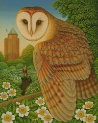 The White Garden, 1997 (olja och tempera på panel)