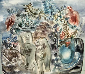 An Arrangement, c.1935 (akvarell över penna på papper)