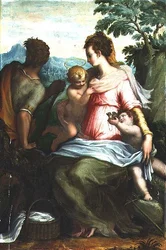 Madonna och barn med Johannes Döparen
