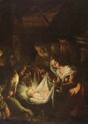 Tillbedjan av herdarna, 1588-90