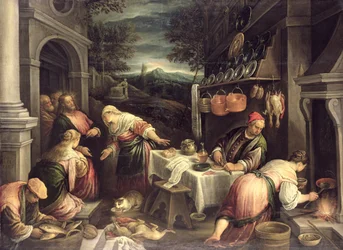 Jesus with Mary and Martha, 