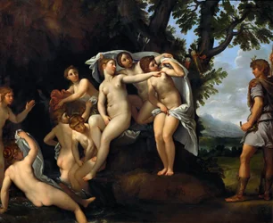 Diana och Actaeon, ca. 1617.