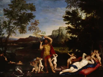 Venus och Mars (olja på duk)