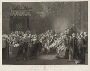 Dood van de Graaf van Chatham The Death of the Earl of Chatham (titel på objekt)