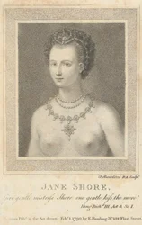 Jane Shore: ge den milda fru Shore ännu en mild kyss, Shakespeare,..., 1 februari 1790.