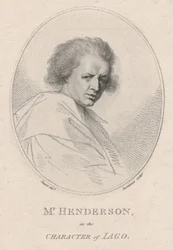 John Henderson, i karaktären av Iago Shakespeares Othello, 1786., 1786.