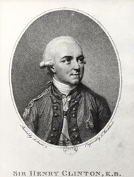Sir Henry Clinton (1730-95) (gravyr) (s/v foto)