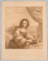 Sophonisba, med en skål