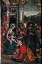 Tillbedjan av Magi, 1517 (se 211851)
