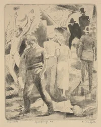 Utan skäl, ca 1920 (etsning)