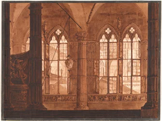 Dekoration för balscenen i Giojas opera Bolmondo, utförd för Teatro di Torre Argentino 1814