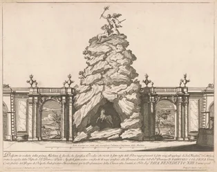 The Prima Macchina for the Chinea of 1726: Hercules and the Hydra, 1726.