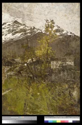 Första snön eller landskapet, 1889