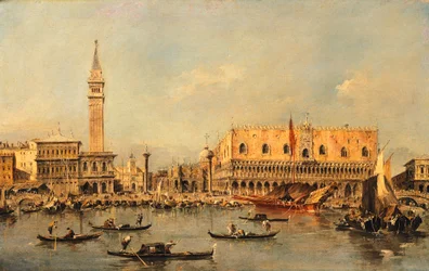 Dogepalatset i Venedig, av Francesco Guardi (1712-1793)