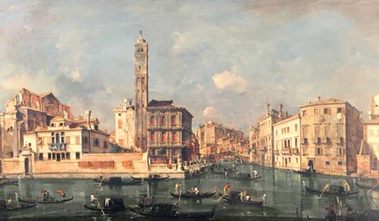 Canal Grande: San Geremia och ingången till Cannaregio