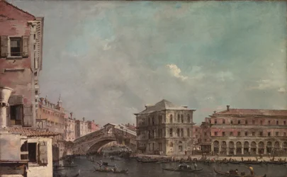 Canal Grande ovanför Rialto, ca 1760 (olja på duk)