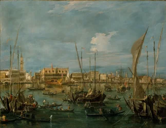Venedig från Bacino di San Marco, ca 1765 (olja på duk)