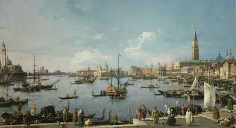Utsikt över Bacino di San Marco, Venedig