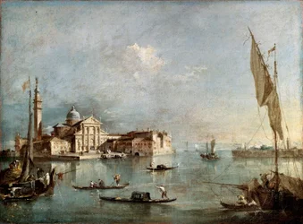 Utsikt över ön San Giorgio Maggiore, mellan 1765 och 1775.