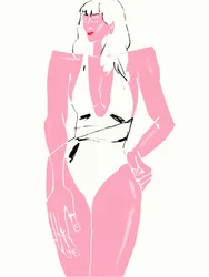 Rosa modeillustration