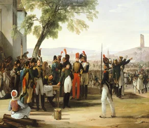 Napoleon efter slaget vid Wagram, av Francesco Hayez (1791-1882)